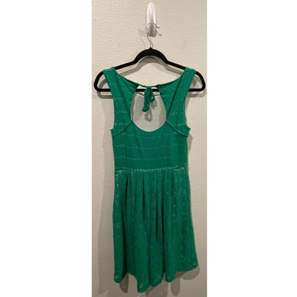 POSTAGE STAMP Sunstream Green Sleeveless Mini Dress - Picture 4 of 4
